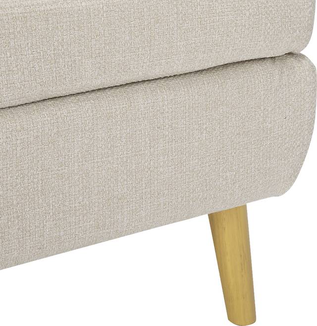 Westrivers Cream Accent Chair and Ottoman - Thumbnail - Image 5