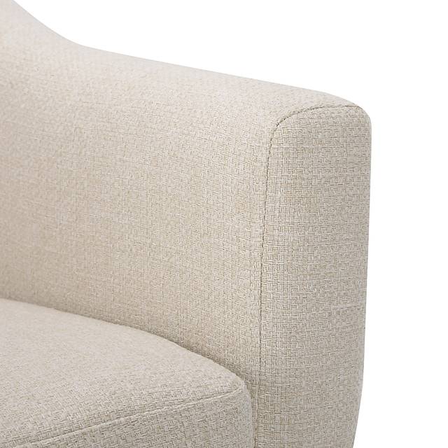 Westrivers Cream Accent Chair and Ottoman - Thumbnail - Image 10