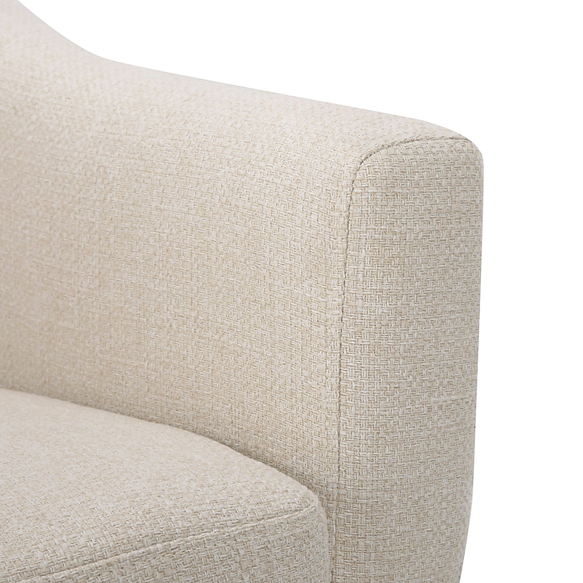 Westrivers Cream Accent Chair and Ottoman - Image 10