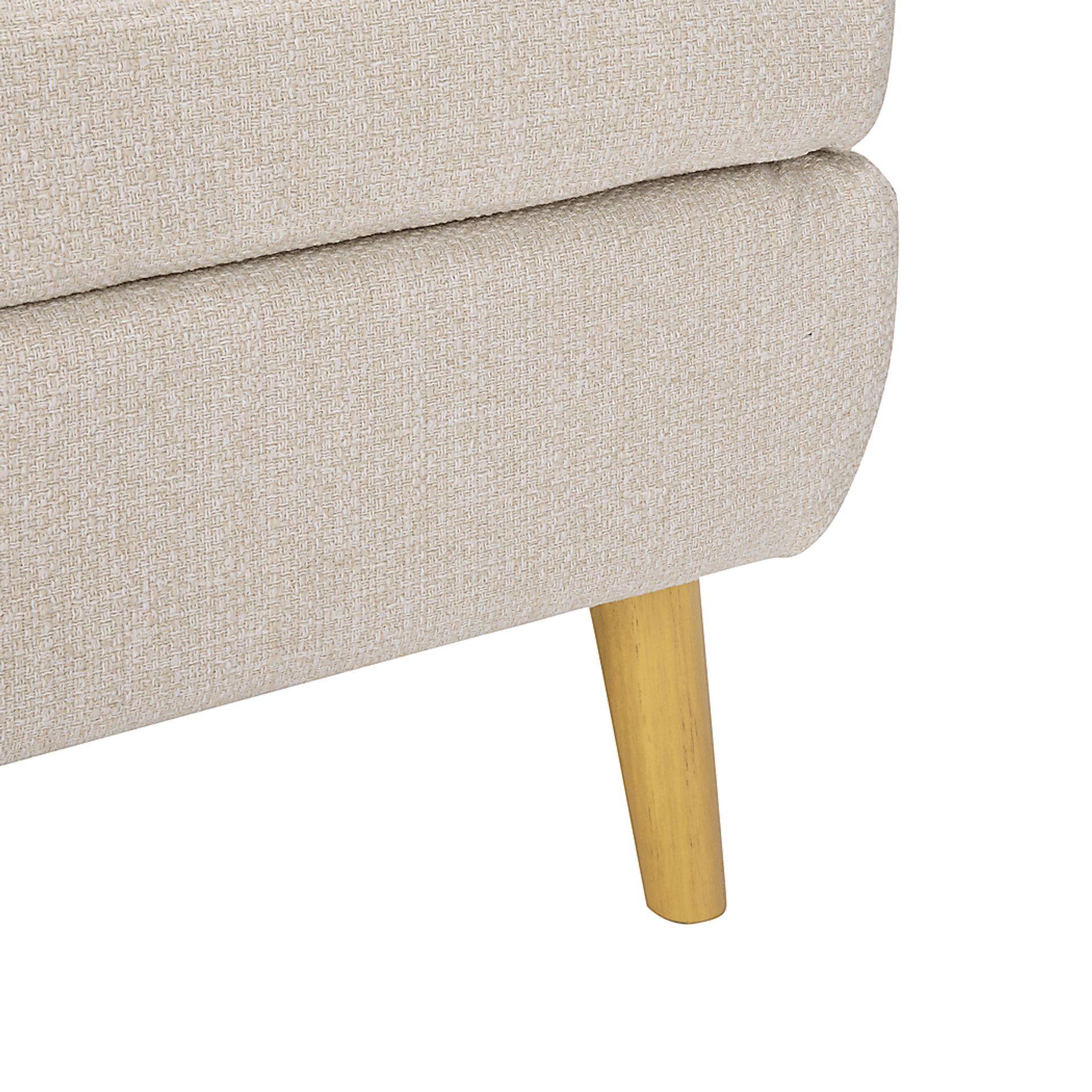 Westrivers Cream Chair and Ottoman Set - Image 5