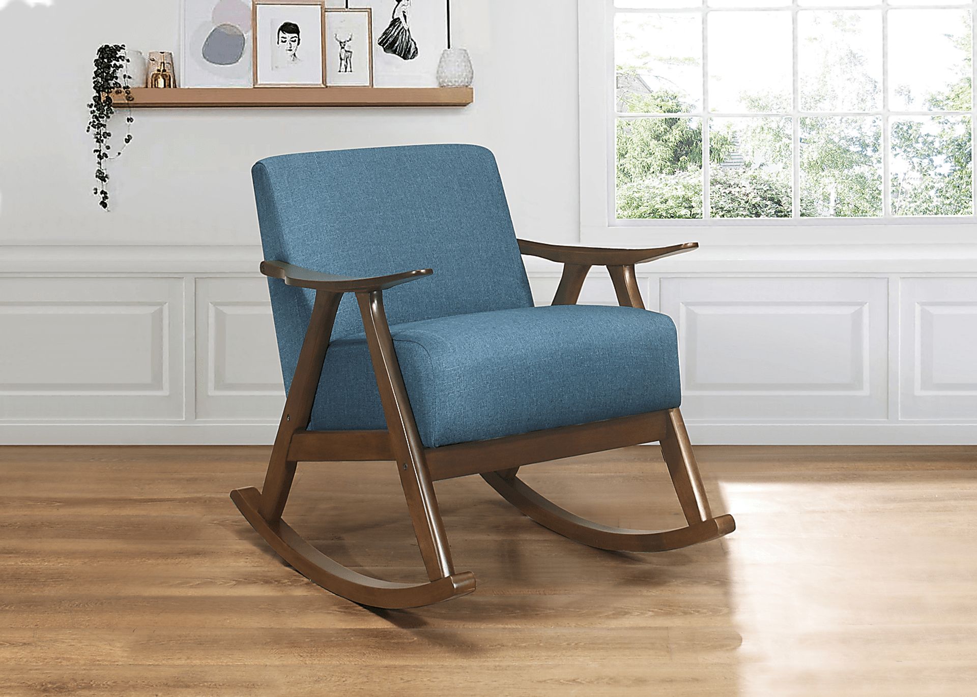 Westroll Blue Rocking Chair - Image 5