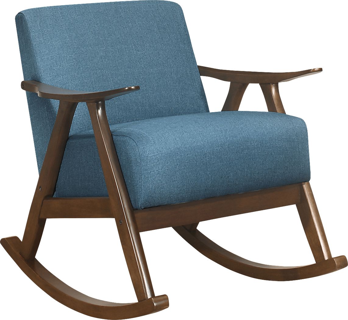 Westroll Blue Rocking Chair Rooms To Go