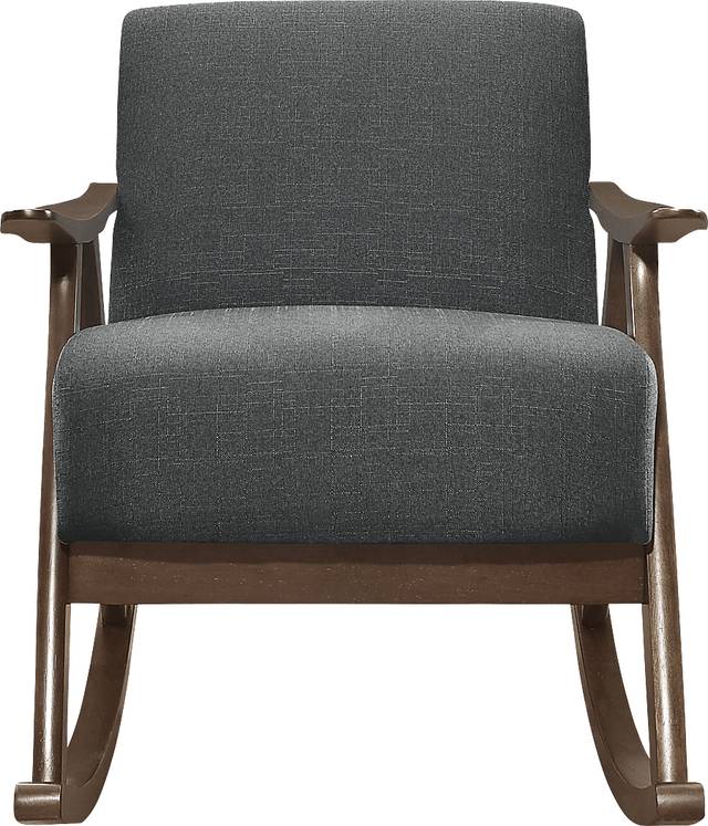 Westroll Dark Gray Rocking Chair - Thumbnail - Image 3
