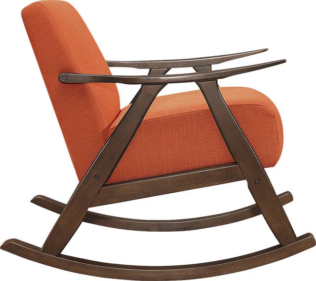 Westroll Orange Rocking Chair - Thumbnail - Image 2
