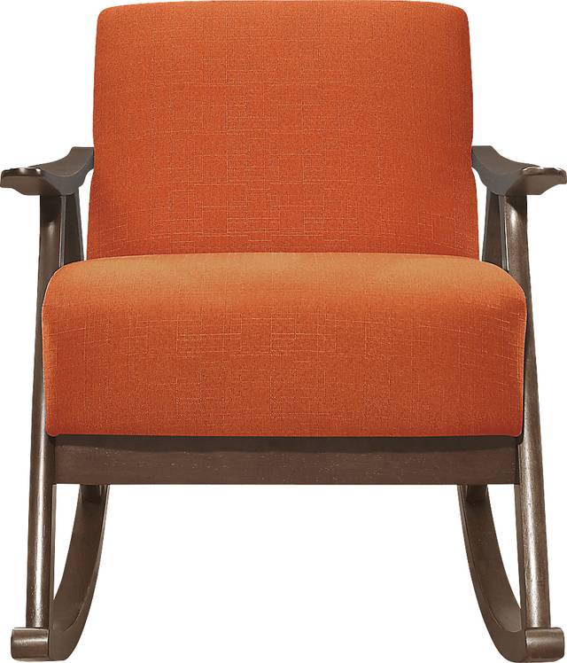 Westroll Orange Rocking Chair - Thumbnail - Image 3