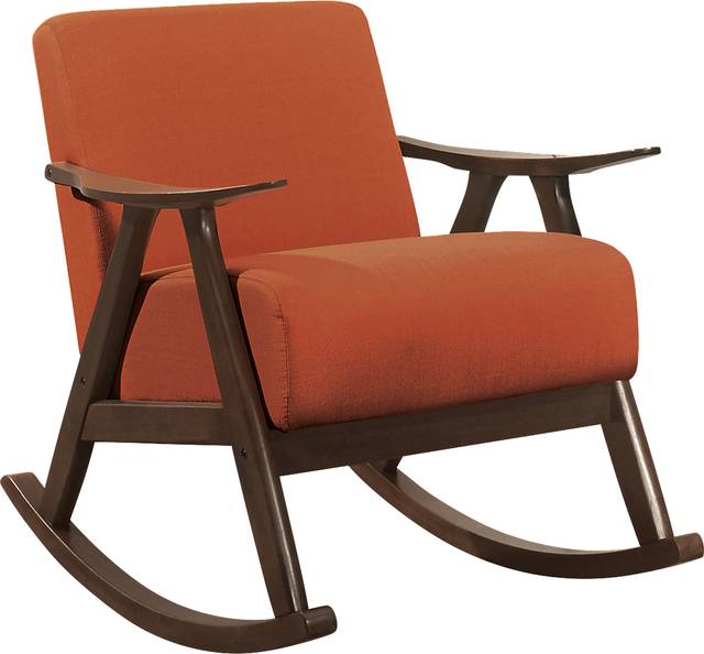 Westroll Orange Rocking Chair - Thumbnail - Image 1