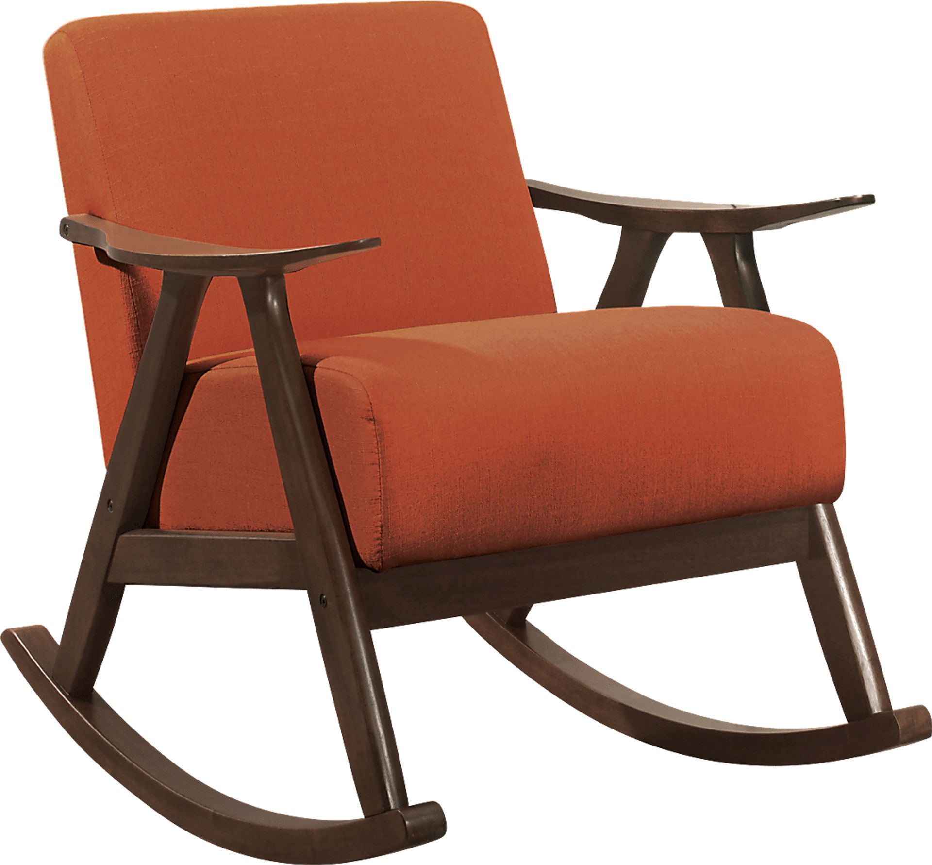 Westroll Orange Rocking Chair - Image 1