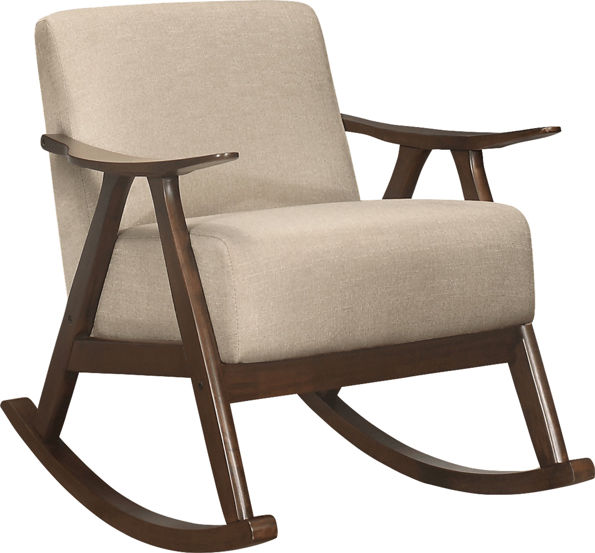 Westroll Tan Rocking Chair - Image 1
