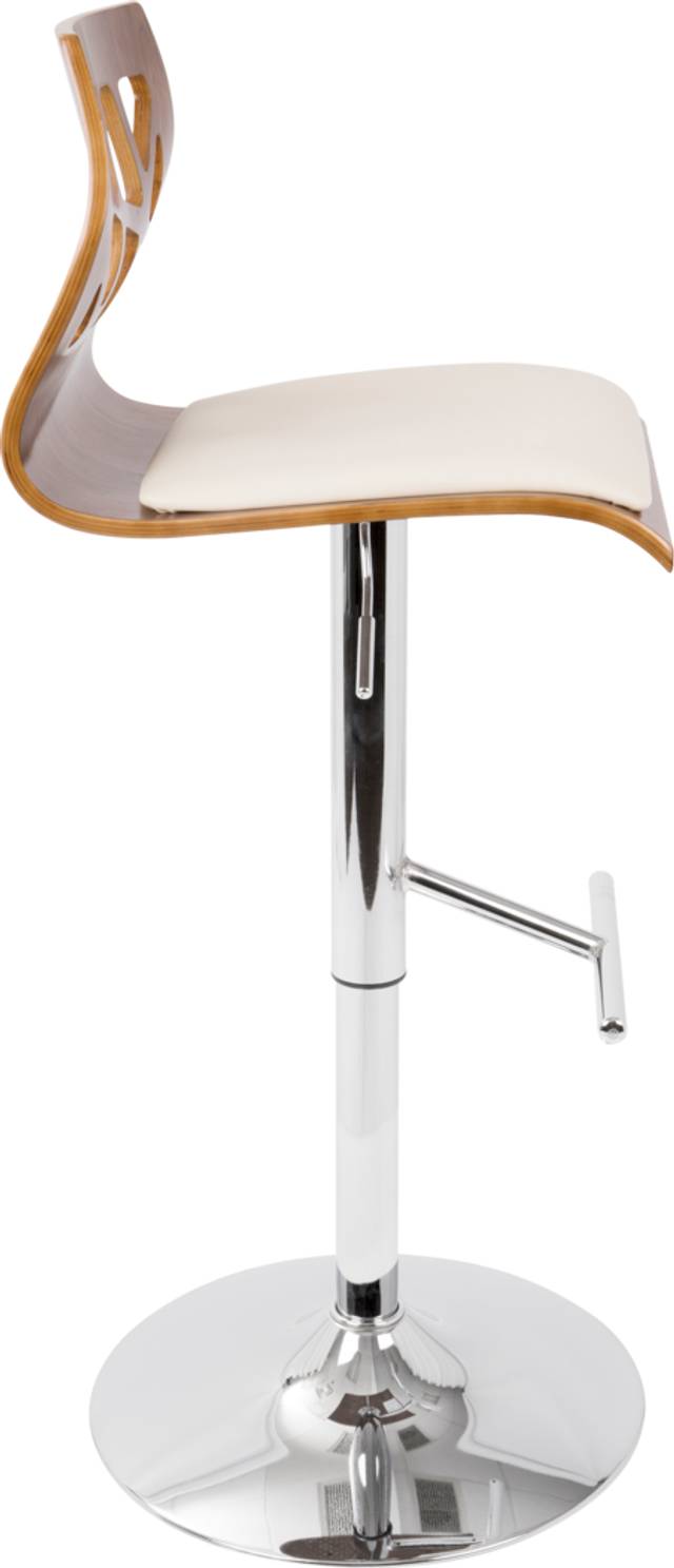 Westwise Cream Adjustable Barstool, Set of 2 - Thumbnail - Image 7