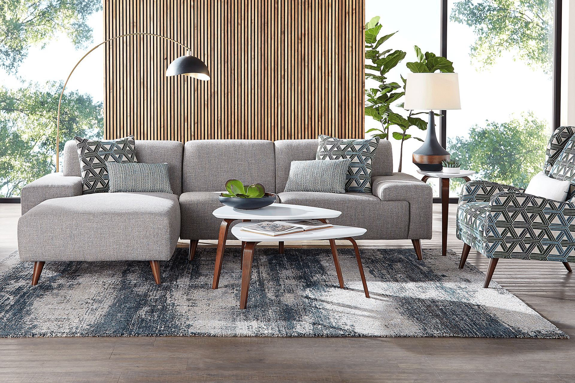 Westwood Gray 2 Pc Sectional - Image 2