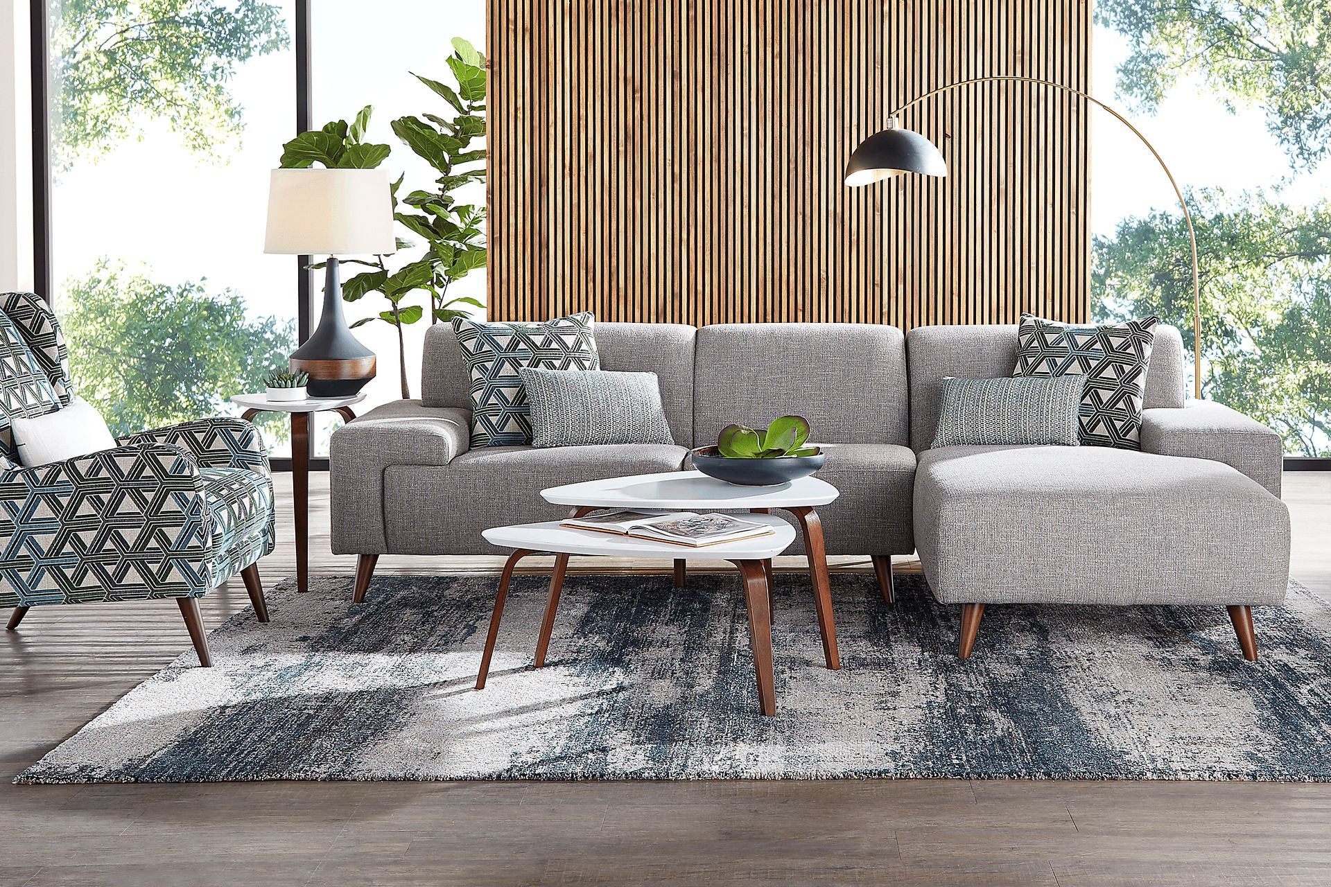 Westwood Gray 2 Pc Sectional - Image 2