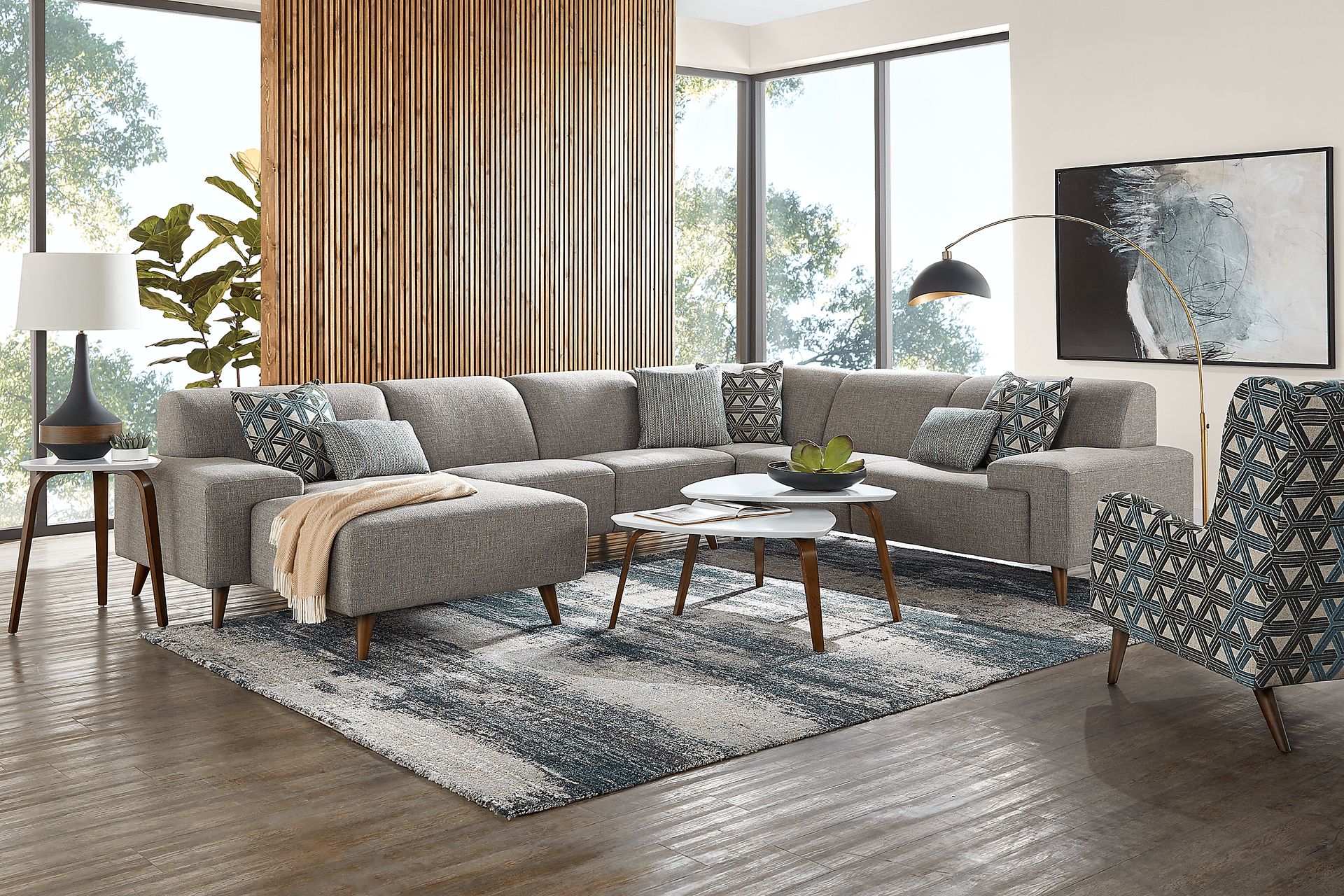 Westwood Gray 4 Pc Sectional - Image 2