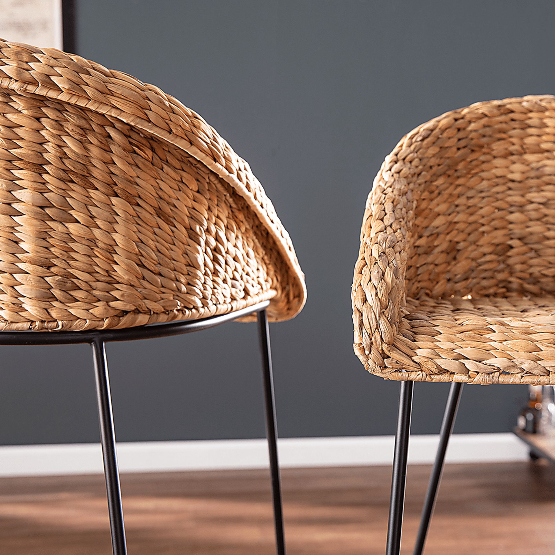 Wesvill Natural Barstool, Set of 2 - Image 3
