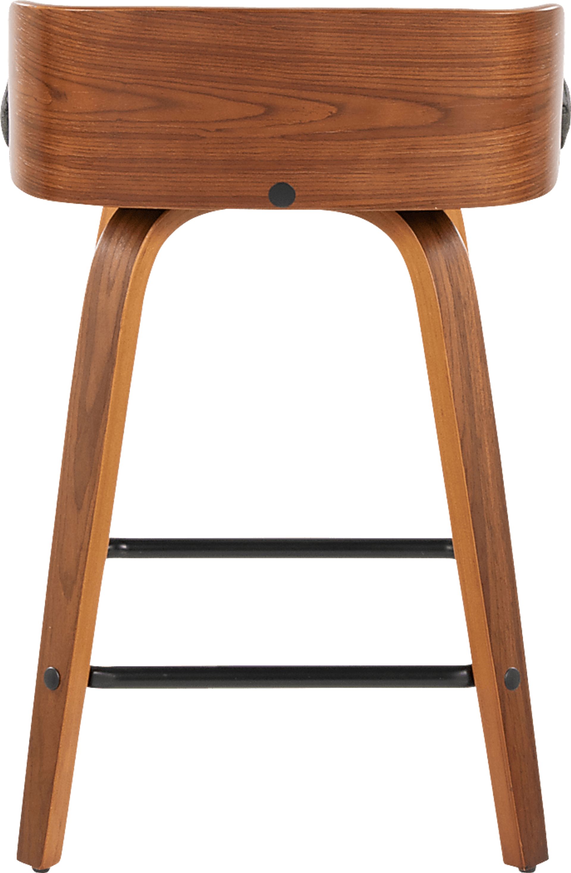 Wetherburn I Charcoal 24" Swivel Counter Height Stool, Set of 2 - Image 5