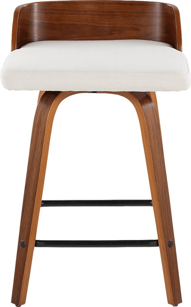 Wetherburn I Cream 24" Swivel Counter Height Stool, Set of 2 - Thumbnail - Image 4