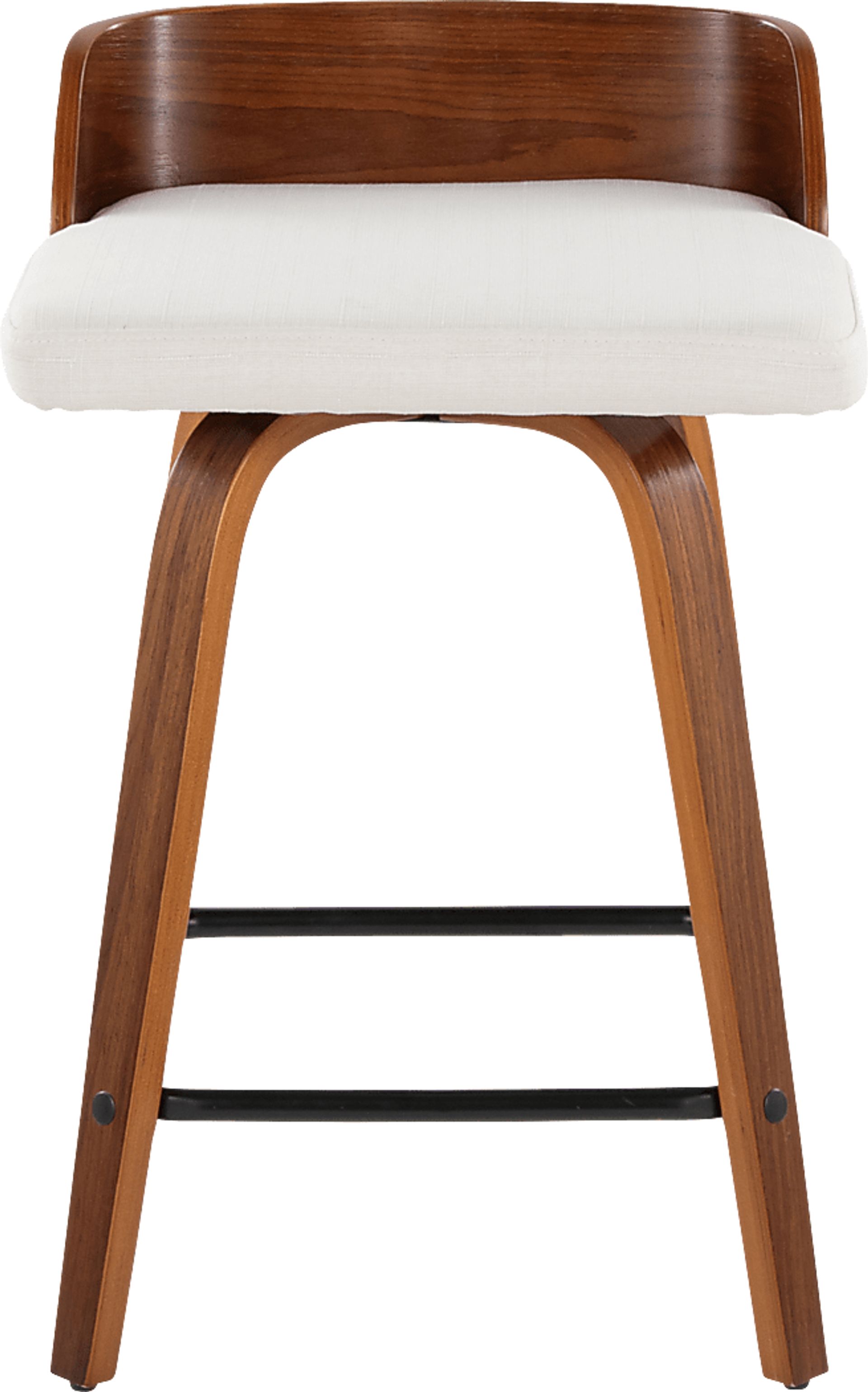 Wetherburn I Cream 24" Swivel Counter Height Stool, Set of 2 - Image 4