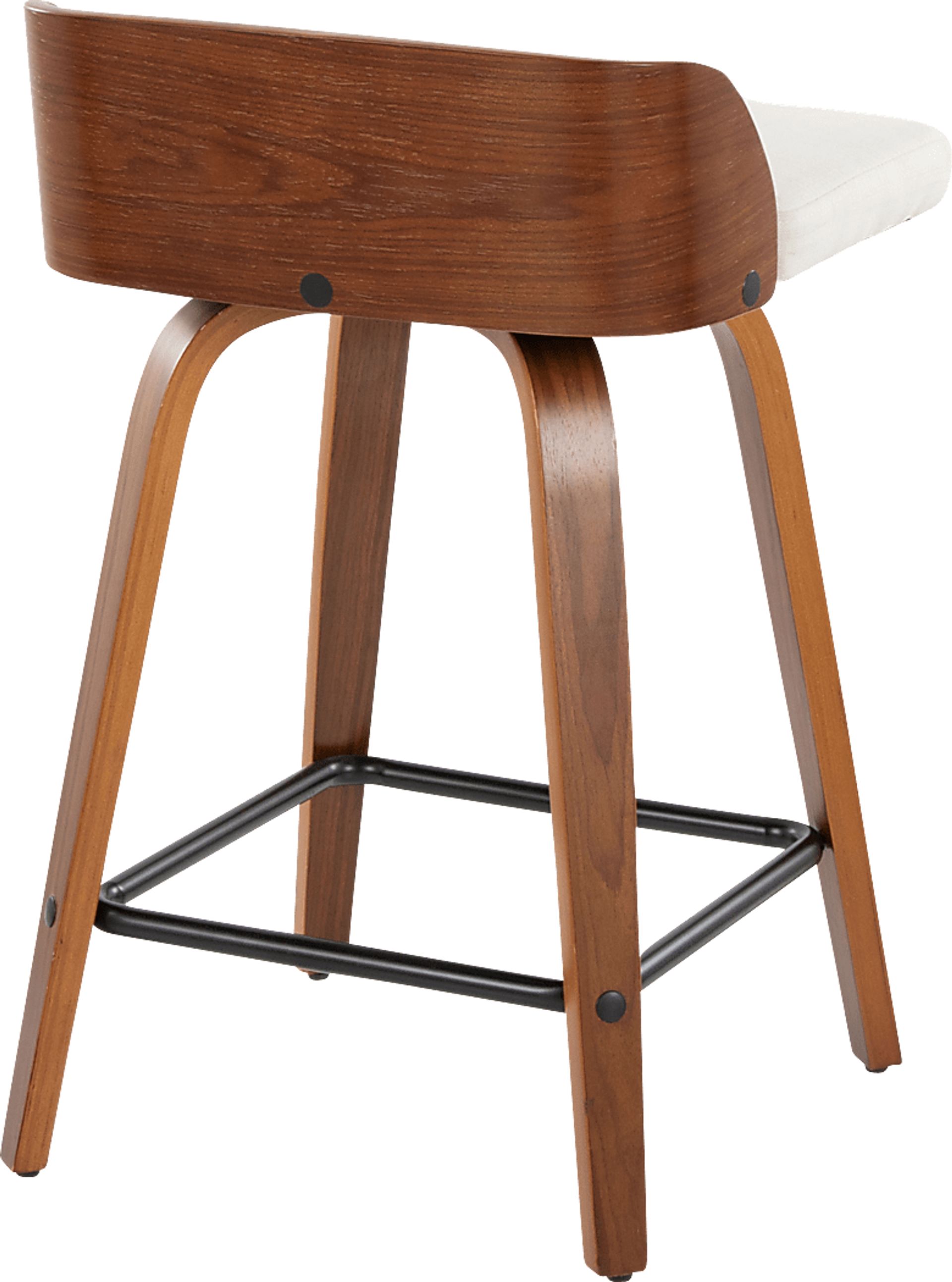 Wetherburn I Cream 24" Swivel Counter Height Stool, Set of 2 - Image 6