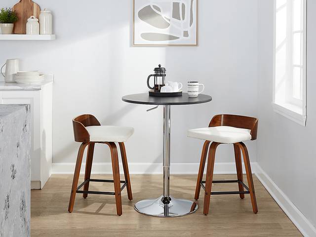 Wetherburn I Cream 24" Swivel Counter Height Stool, Set of 2 - Thumbnail - Image 9