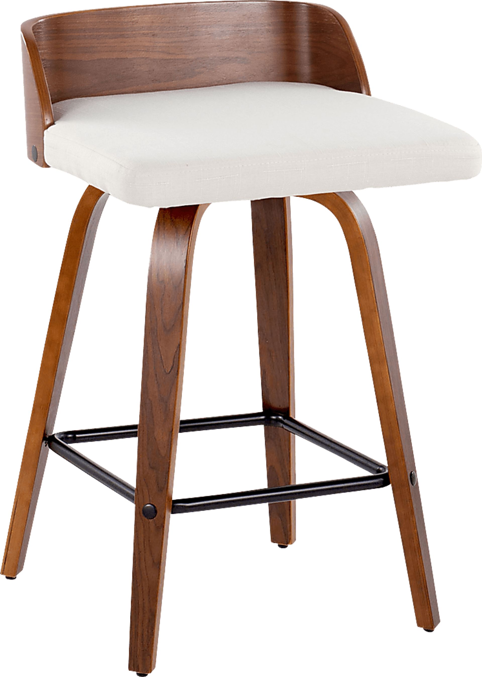 Wetherburn I Cream Swivel Counter Height Stool, Set of 2 - Image 3