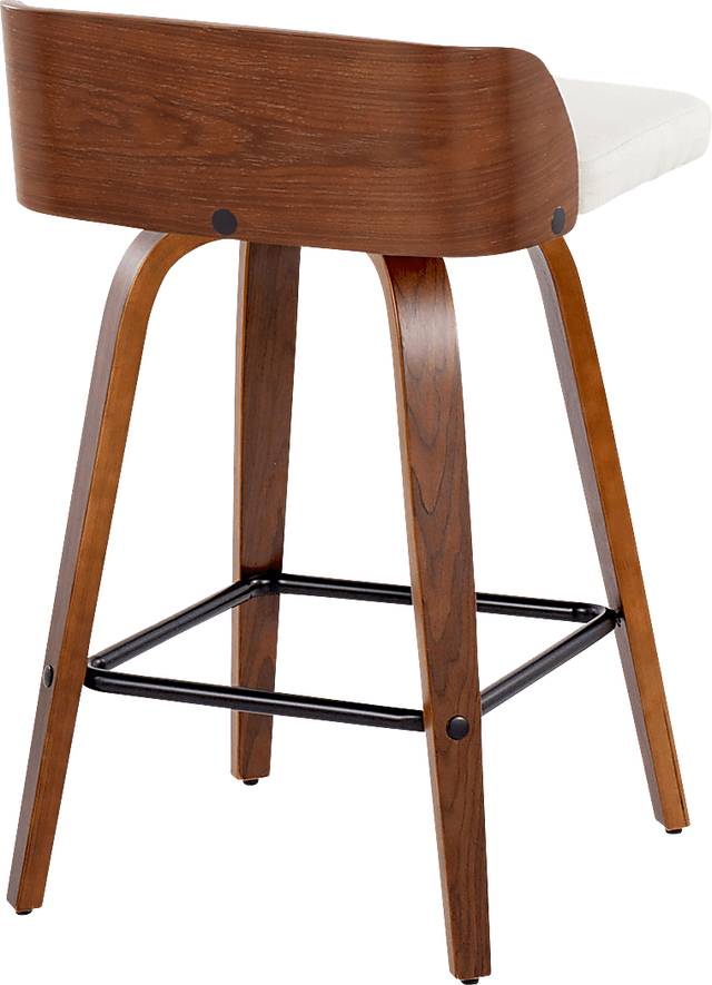 Wetherburn I Cream Swivel Counter Height Stool, Set of 2 - Thumbnail - Image 6