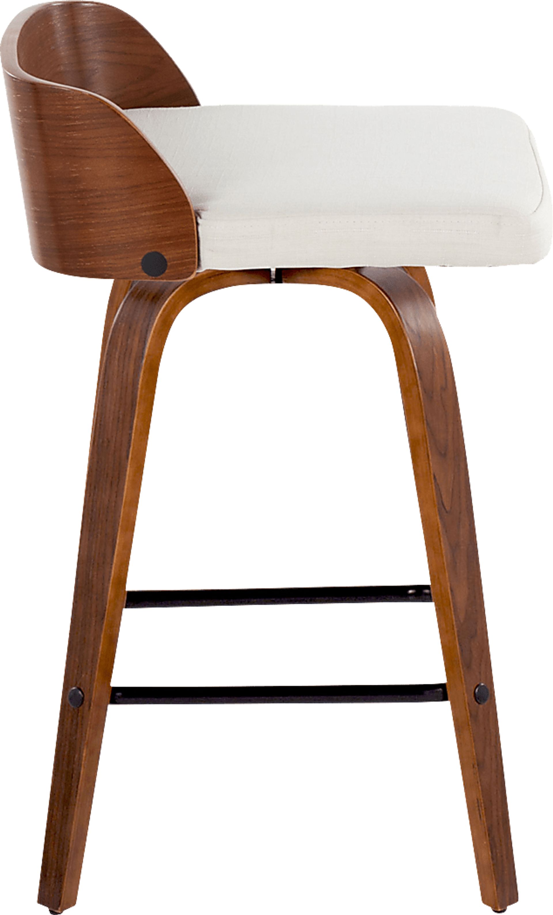 Wetherburn I Cream Swivel Counter Height Stool, Set of 2 - Image 7