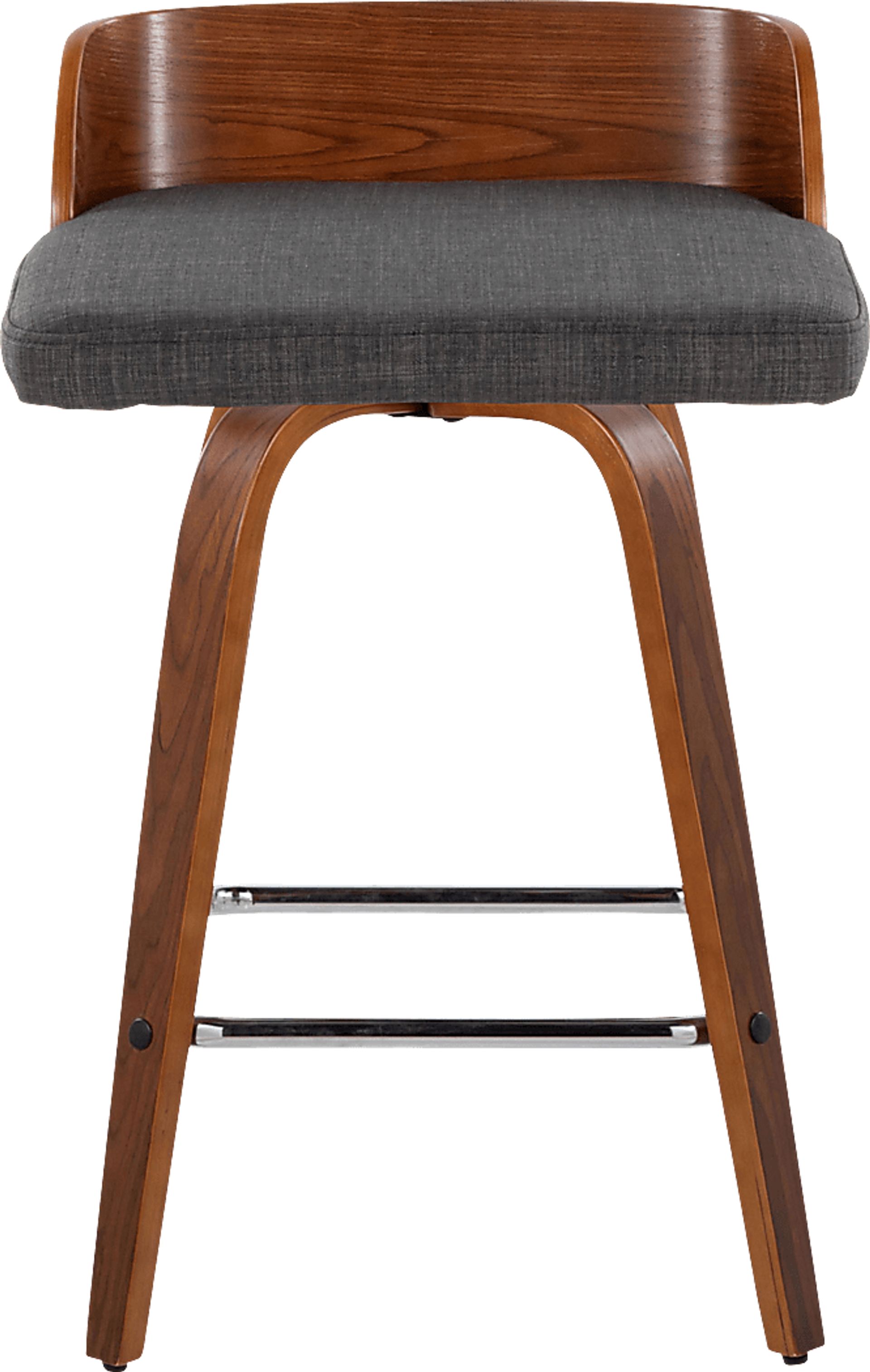 Wetherburn II Charcoal Swivel Counter Height Stool, Set of 2 - Image 4