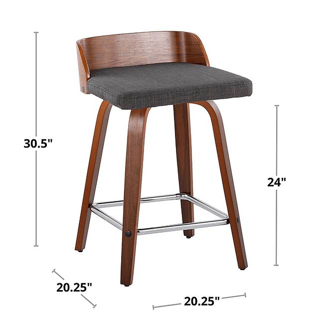 Wetherburn II Cream 24" Swivel Counter Height Stool, Set of 2 - Thumbnail - Image 12