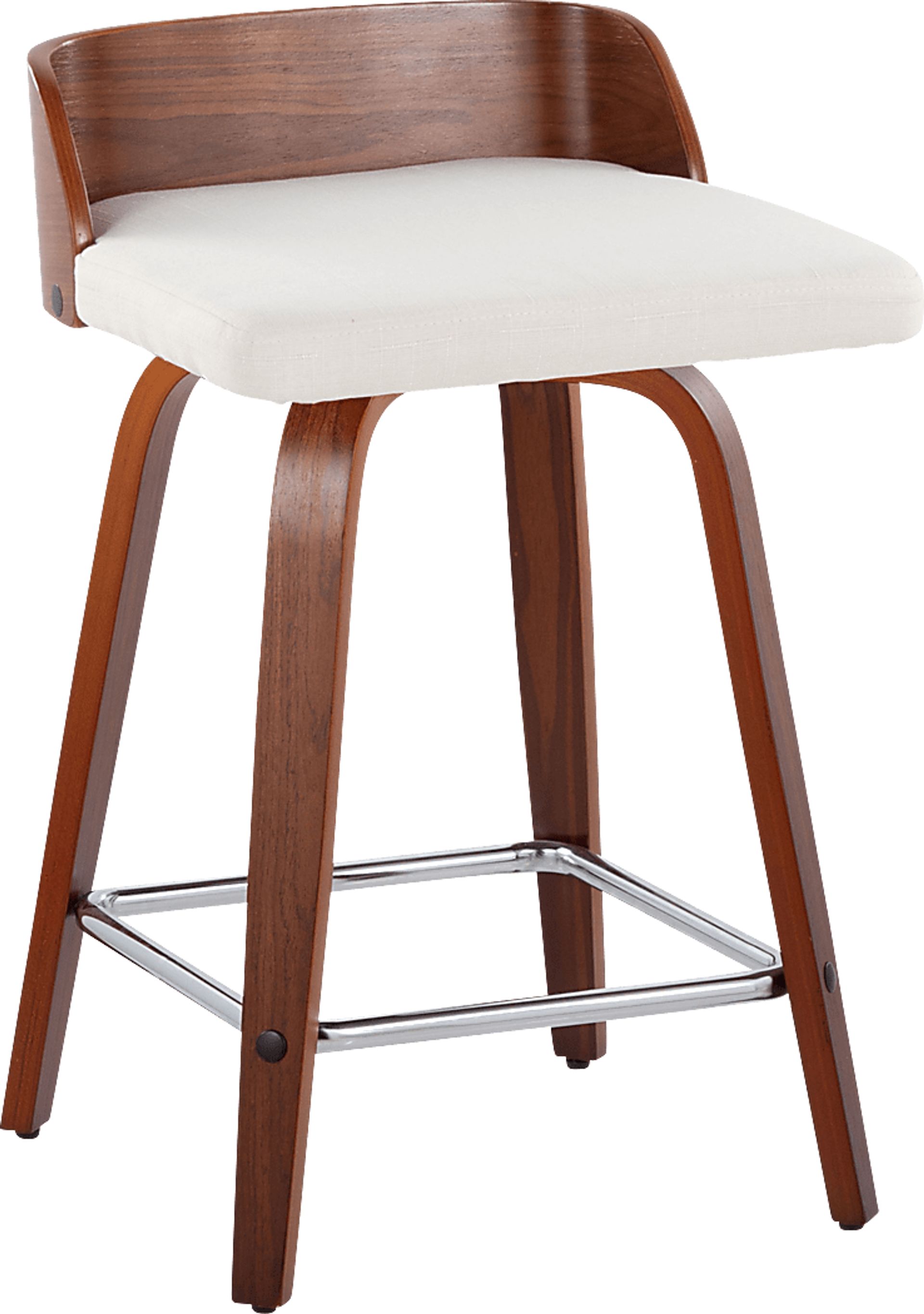Wetherburn II Cream 24" Swivel Counter Height Stool, Set of 2 - Image 3