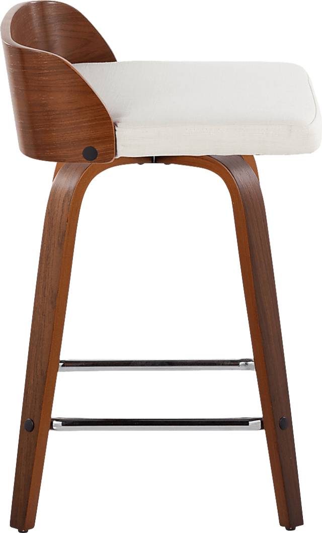 Wetherburn II Cream 24" Swivel Counter Height Stool, Set of 2 - Thumbnail - Image 7
