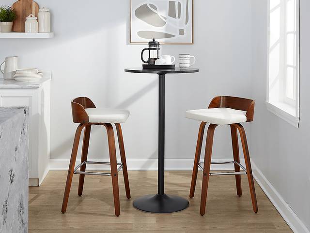 Wetherburn II Cream Swivel Barstool, Set of 2 - Thumbnail - Image 10