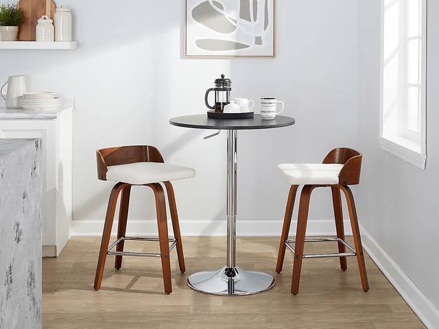 Wetherburn II Cream Swivel Counter Height Stool, Set of 2 - Thumbnail - Image 9