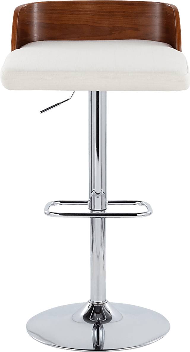 Wetherburn IV Cream Adjustable Swivel Barstool, Set of 2 - Thumbnail - Image 4