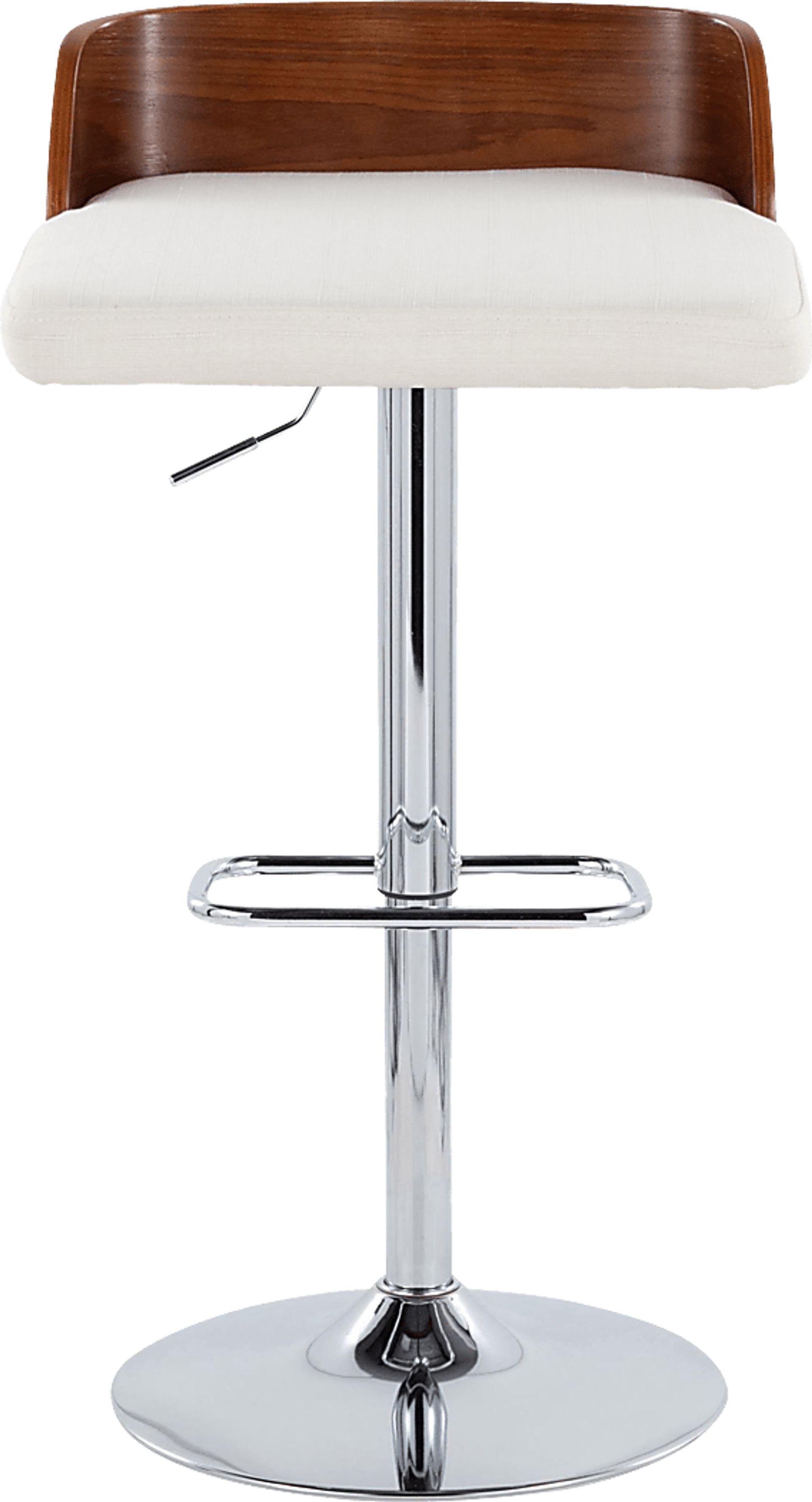 Wetherburn IV Cream Adjustable Swivel Barstool, Set of 2 - Image 4