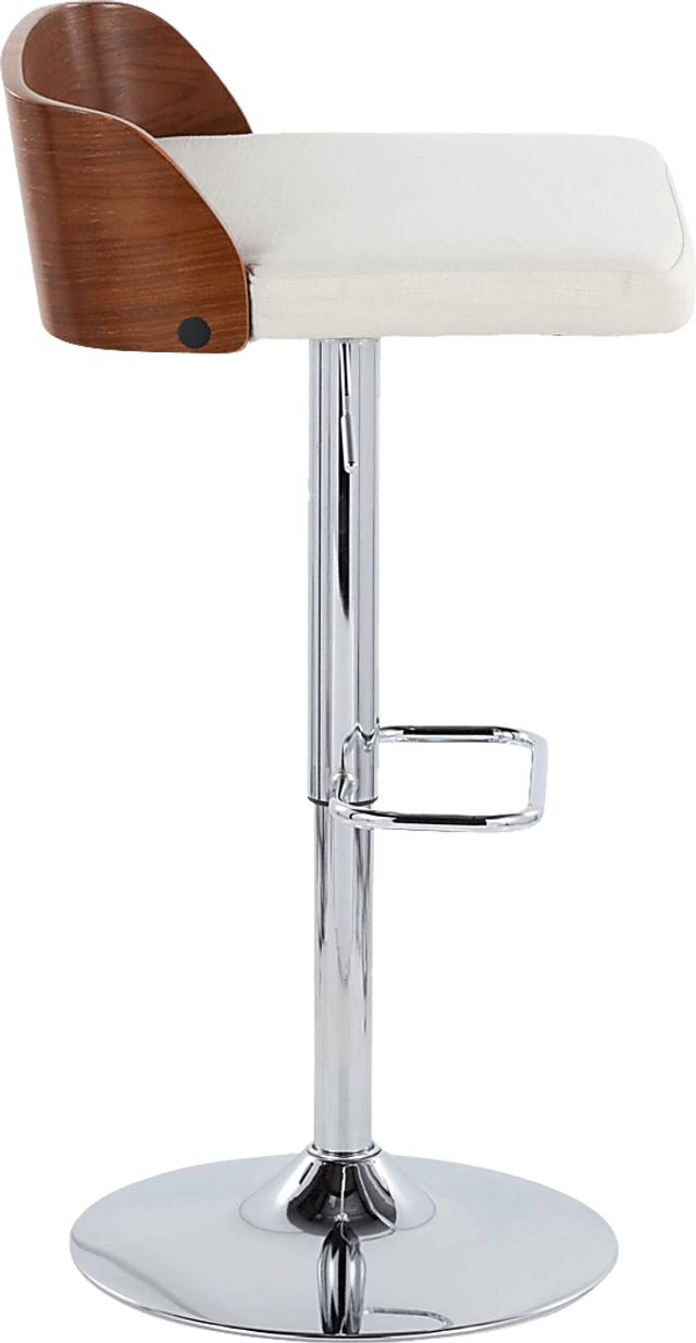 Wetherburn IV Cream Adjustable Swivel Barstool, Set of 2 - Thumbnail - Image 7