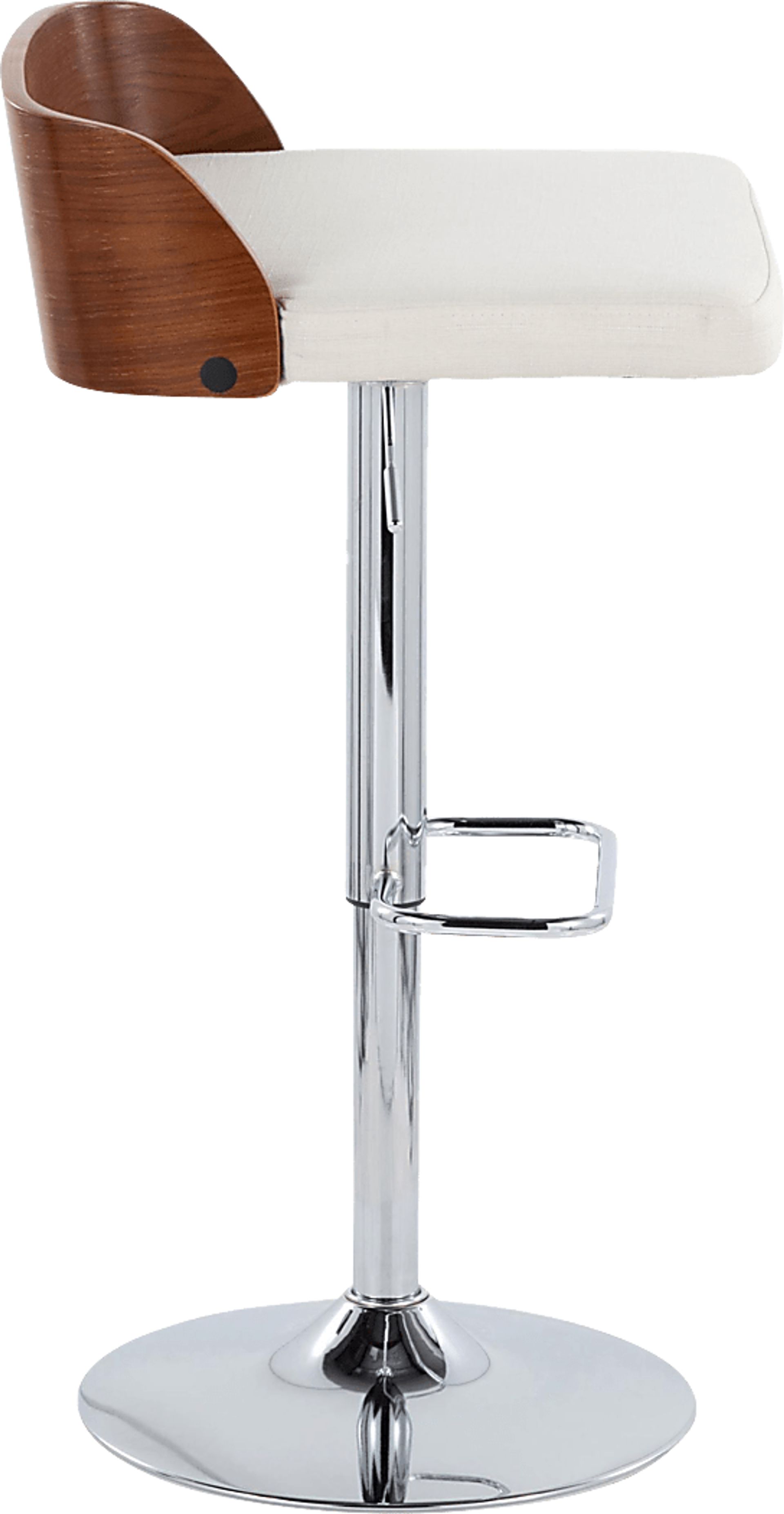 Wetherburn IV Cream Adjustable Swivel Barstool, Set of 2 - Image 7
