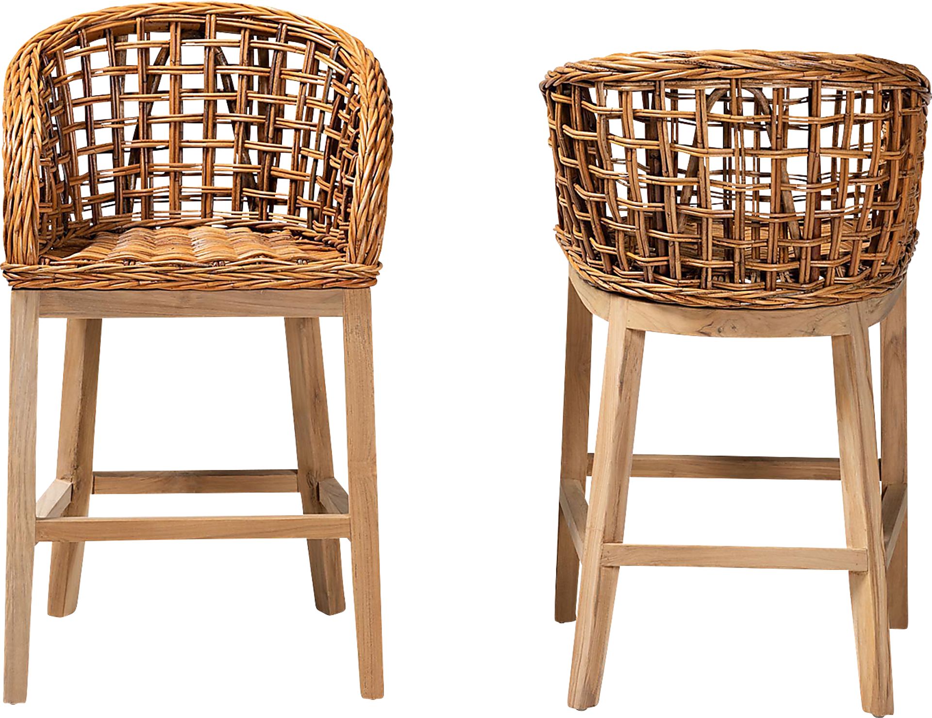 Wetherell Brown Counter Stool, Set of 2 - Image 3