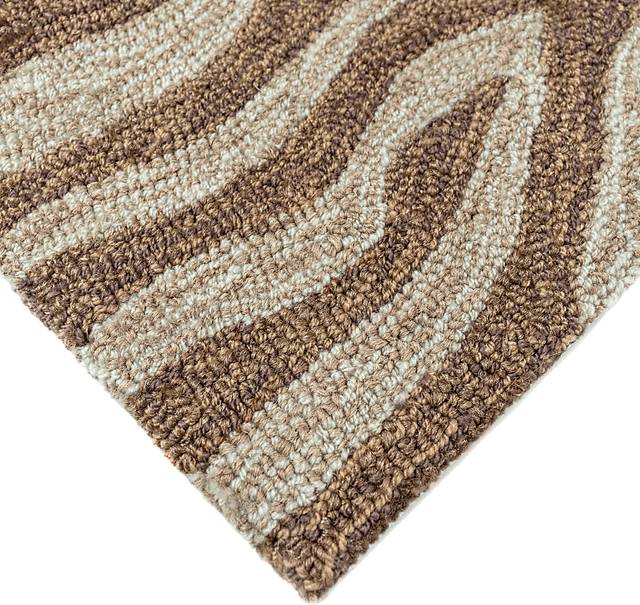 Weto Brown 5' x 7'6 Indoor/Outdoor Rug - Thumbnail - Image 4