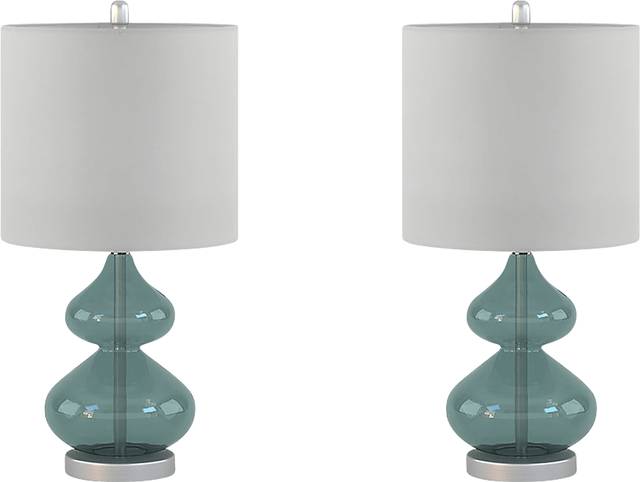 Wetzel Hollow Blue Lamp, Set of 2 - Thumbnail - Image 1