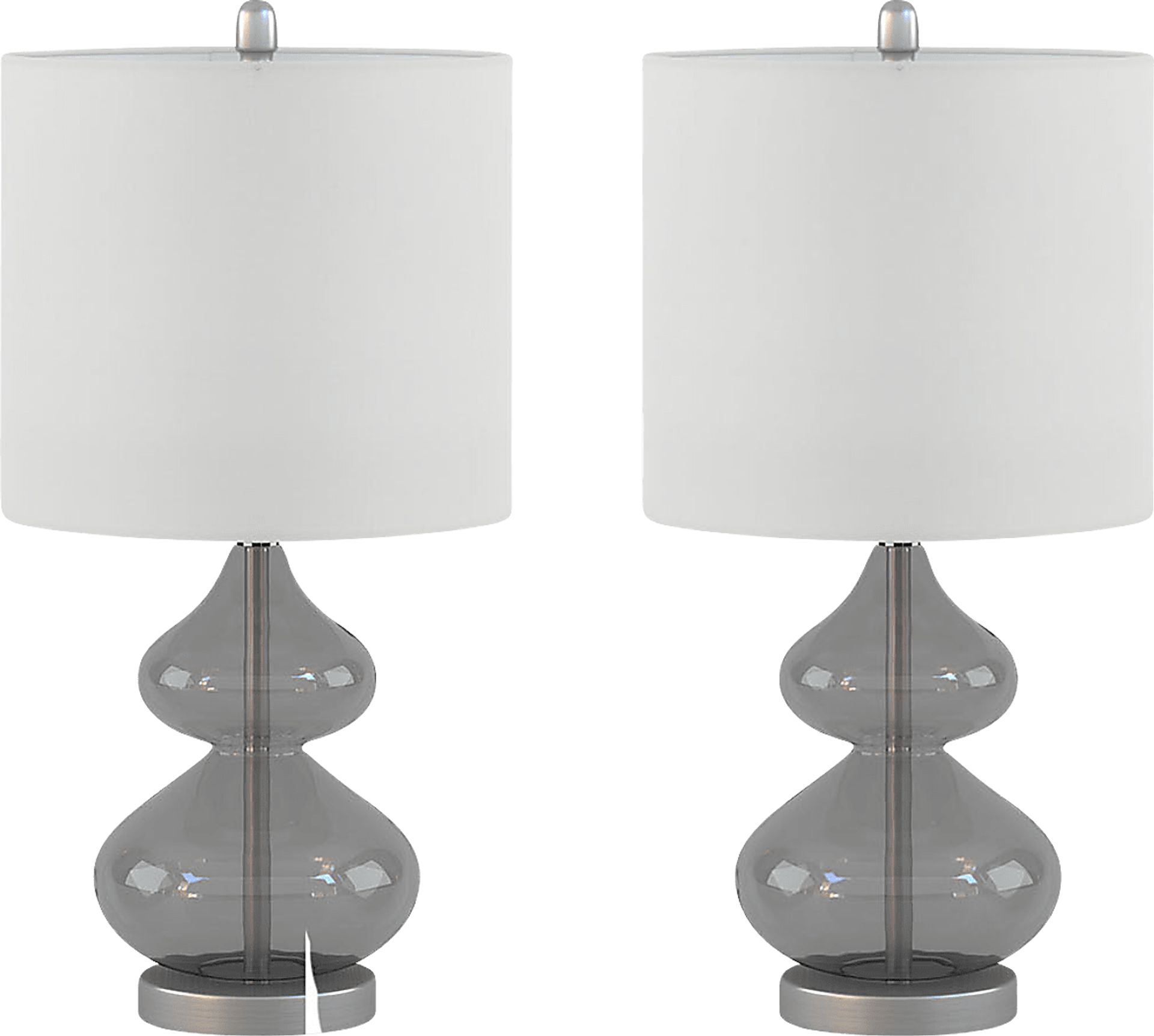 Wetzel Hollow Gray Lamp, Set of 2 - Image 1