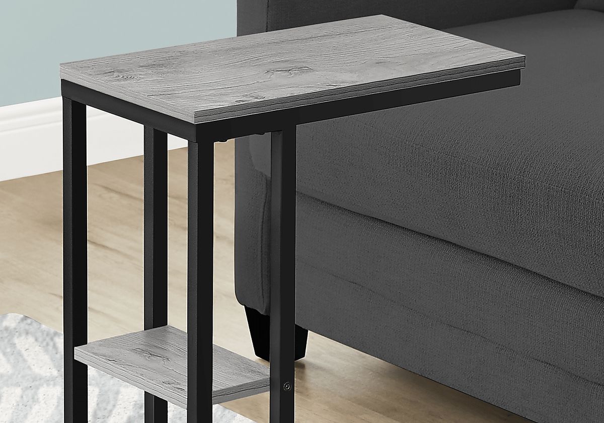 Wewatta Gray Accent Table | Rooms to Go - Gray And White Living Room Accent Tables