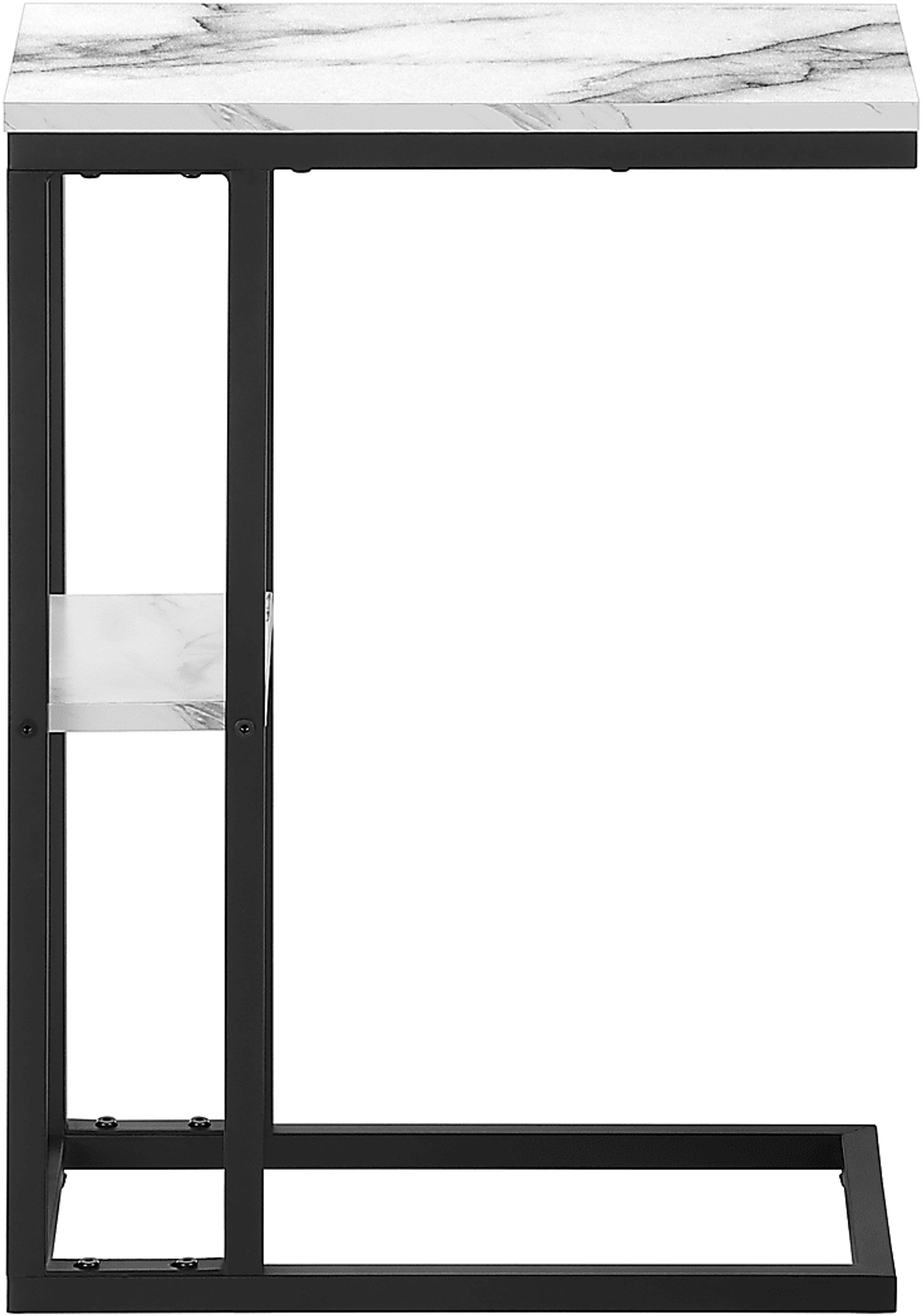 Wewatta White Marble Accent Table - Image 2