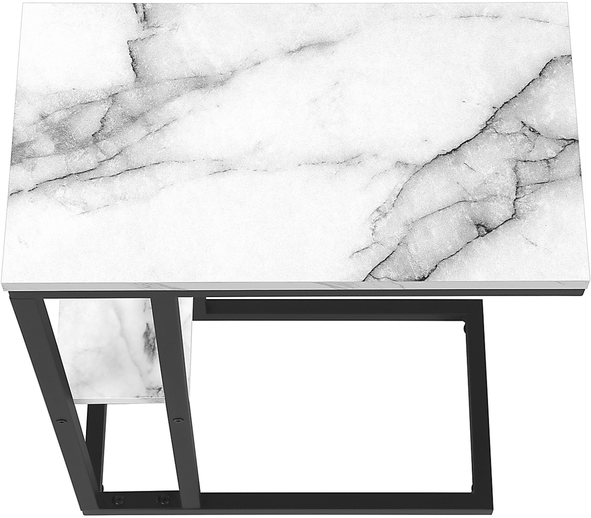 Wewatta White Marble Accent Table - Image 5