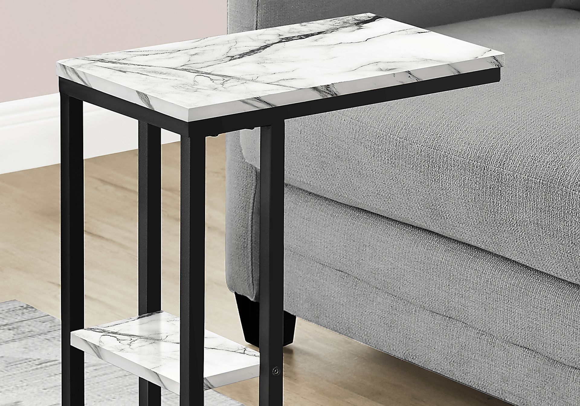 Wewatta White Marble Accent Table - Image 8