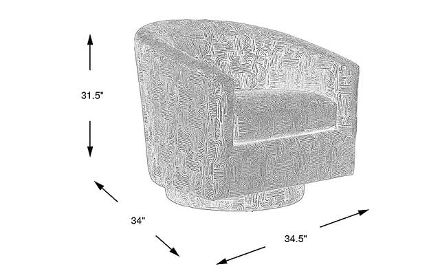 Dimension Image. Please refer to the Dimension Tab on this page for dimension details.