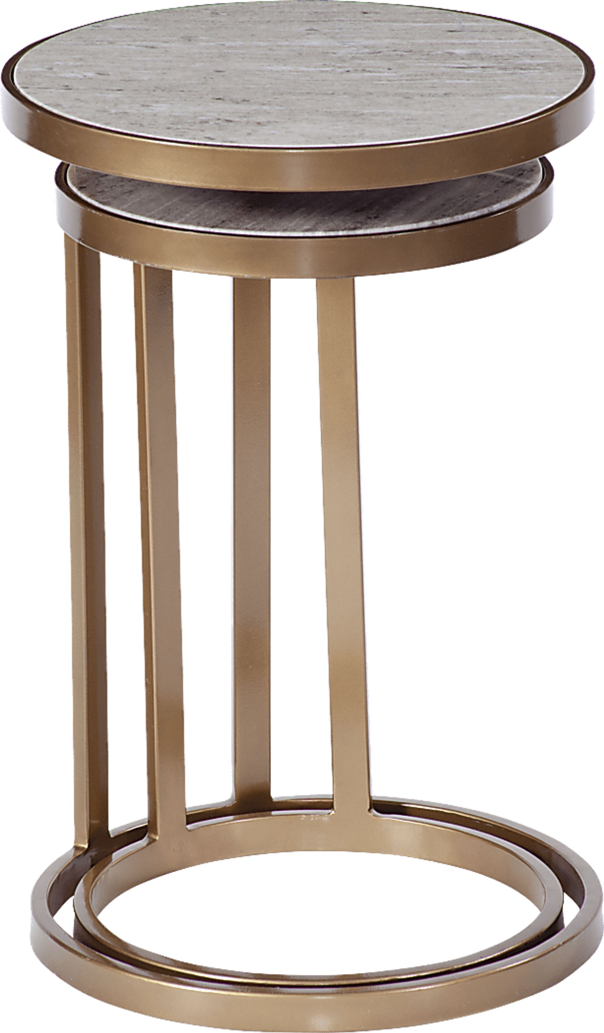 Weybosset Bronze Nesting Table, Set of 2 - Image 2