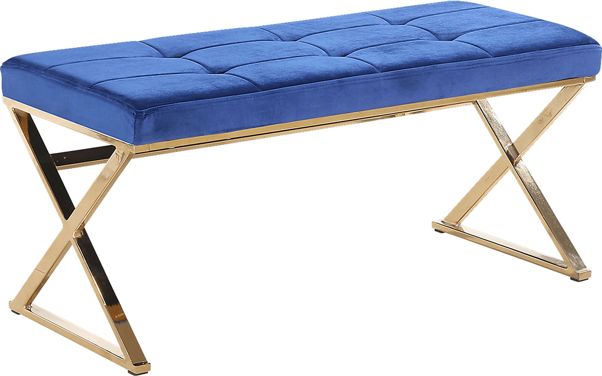 Weybridge Navy Accent Bench - Image 1