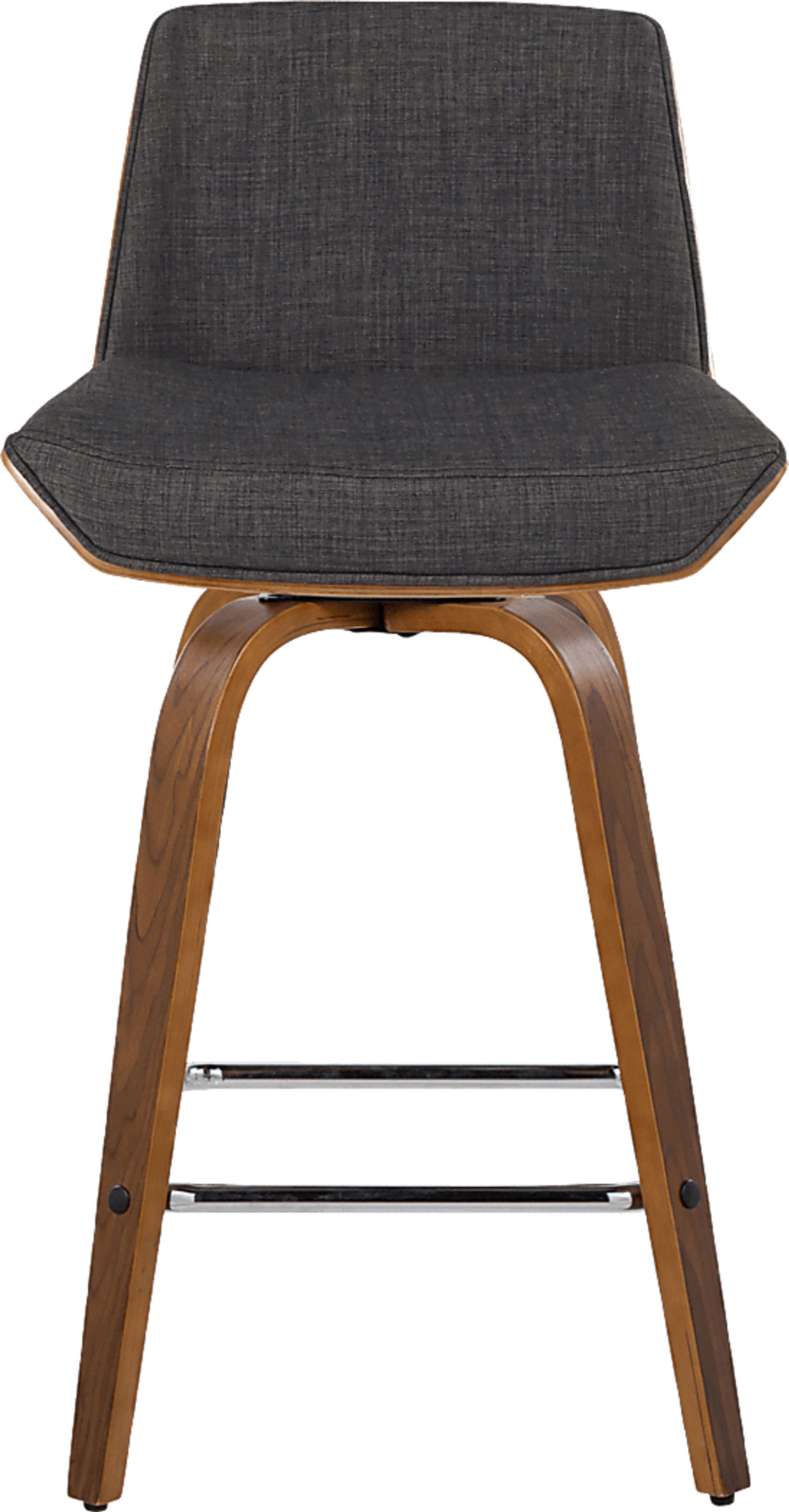 Weymanda II Charcoal Swivel Counter Height Stool, Set of 2 - Image 10
