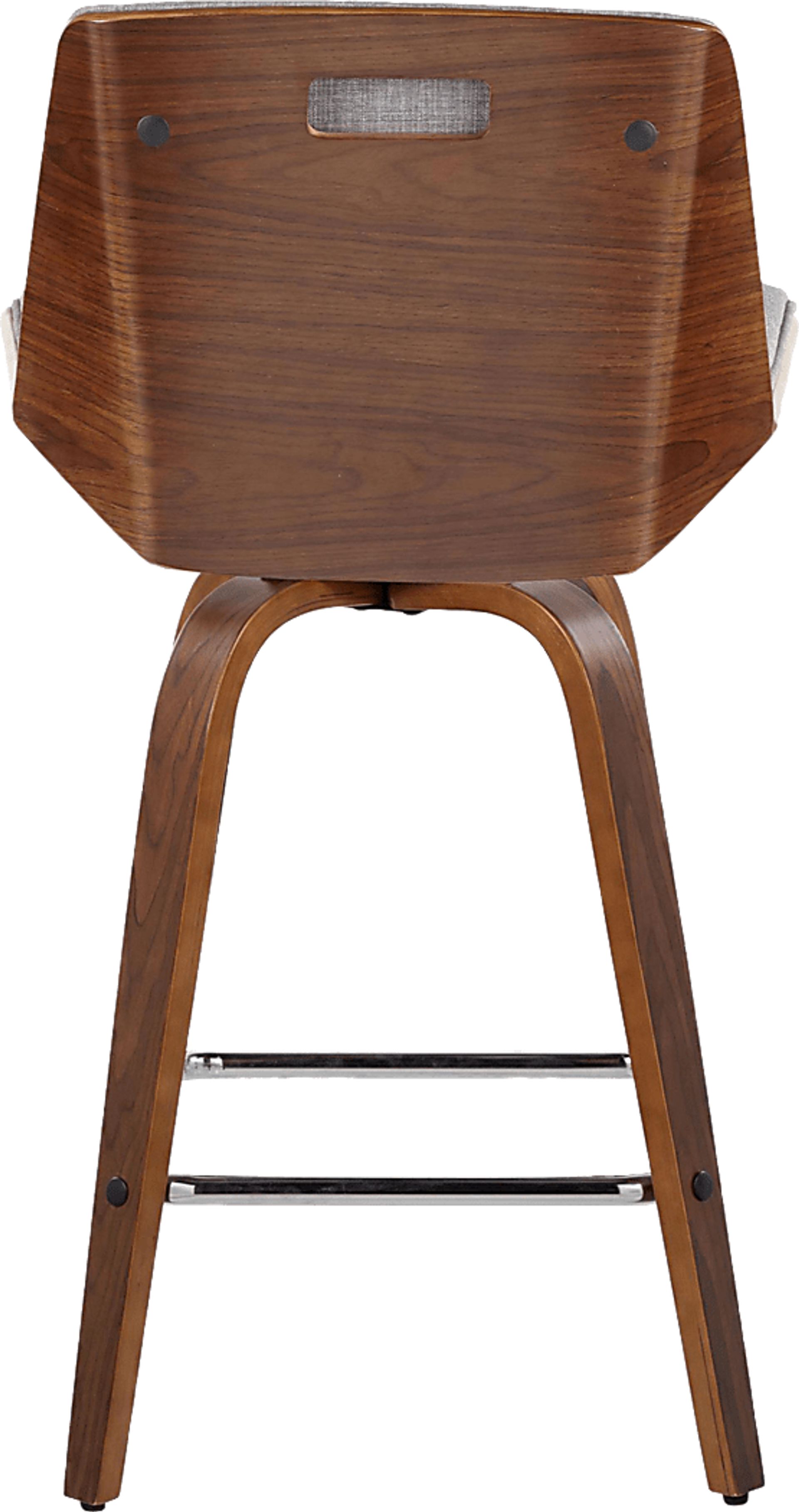 Weymanda II Gray Swivel Counter Height Stool, Set of 2 - Image 10