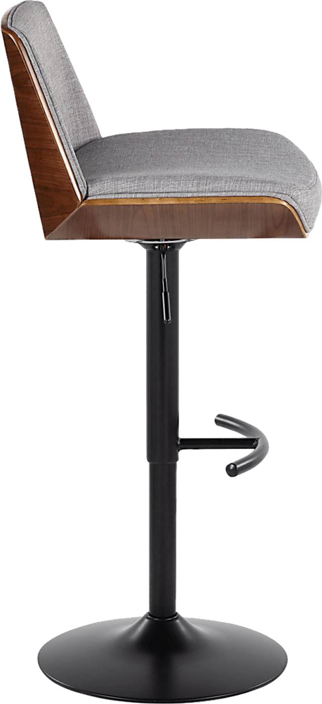 Weymanda IV Gray Adjustable Barstool, Set of 2 - Thumbnail - Image 5
