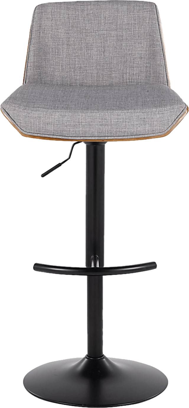 Weymanda IV Gray Adjustable Barstool, Set of 2 - Thumbnail - Image 7
